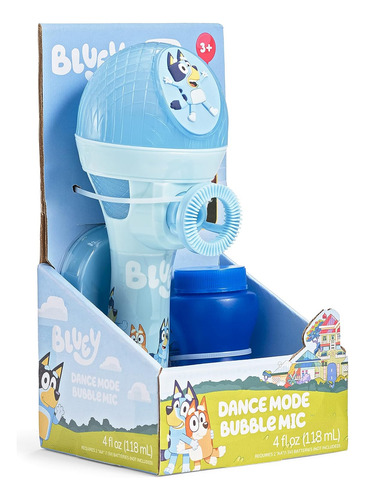 Bluey Dance Mode Bubble Machine Y Toy Micrófono | Toy Bluey