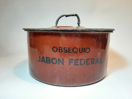 Antigua Olla Obsequio Jabon Federal Ro 1211