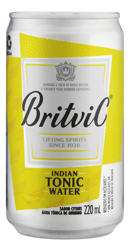 Água Tônica Indian Citrus Britvic Lata 220ml