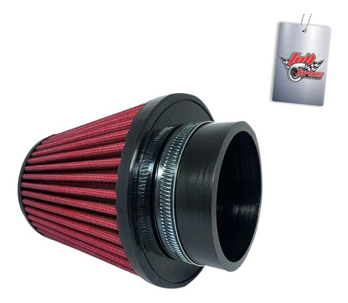 Imagem 3 de 3 de Filtro De Ar Rsp1107 Cônico Duplo Fluxo Alt 150mm 3 Pol