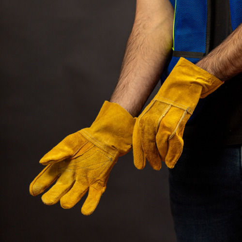 Guantes De Carnaza Bylack | 1 Par Máxima Protección