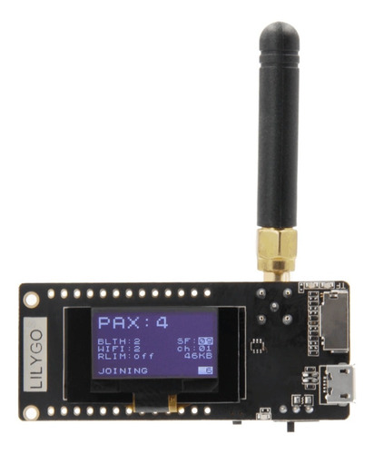 Ttgo Esp32 Lora 915 Mhz Wifi Bluetooth Antena Display Oled