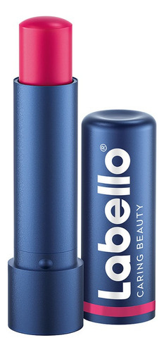 Bálsamo Labial Labello Caring Beauty 2 En 1 Color Pink 4.8g