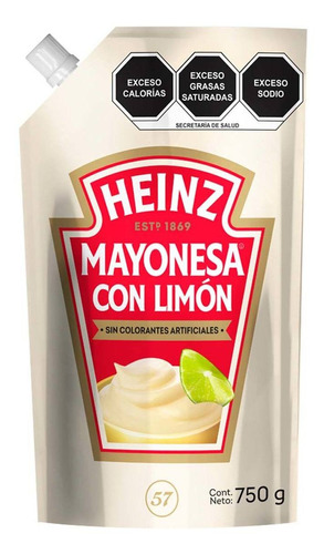 Heinz Mayonesa Limon Doypack 750g