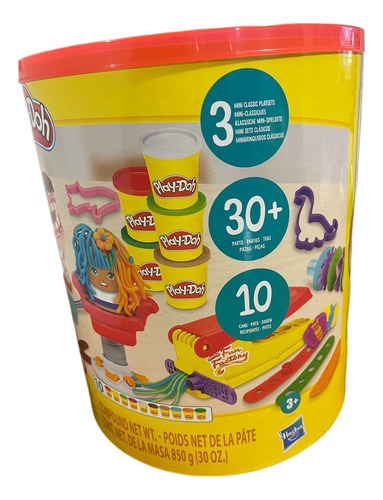 Mega Kit Play-doh 30 Piezas, Diversión Creativa Multicolor
