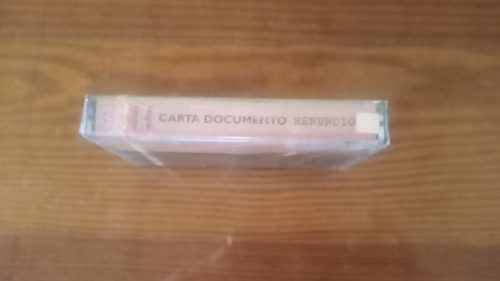Carta Documento - Renuncio - Cassette (nuevo/sellado)