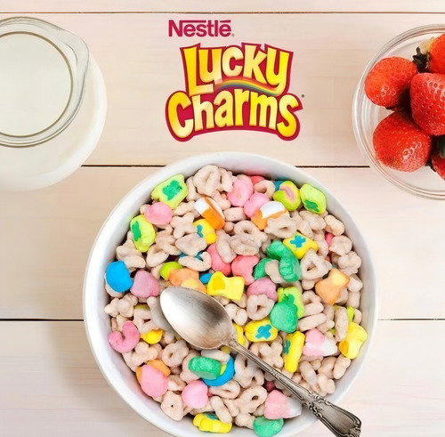 Cereal Importado Lucky Charms 2 Cajas D 652gr C/u (1.304 Kg)
