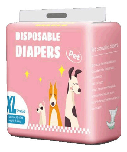 10 Pañales Mascota Xl Descartables 10 U. Celos U/o Orina