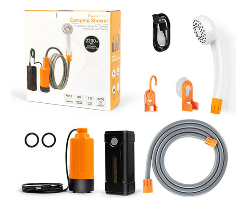 Kit De Ducha Portátil Para Acampar, Compacto Para El