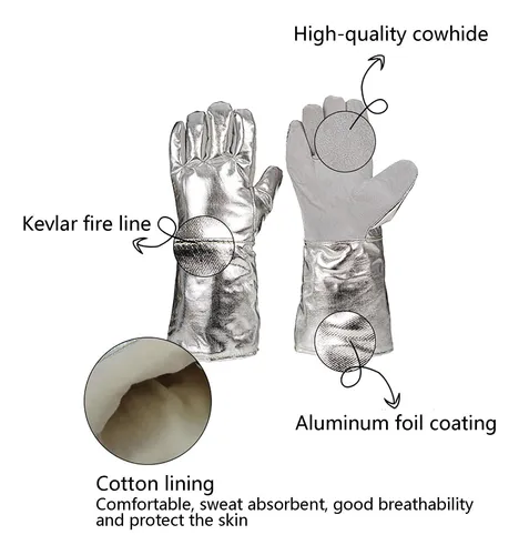 Guantes De Trabajo De Seguridad For Fundición De Metales,