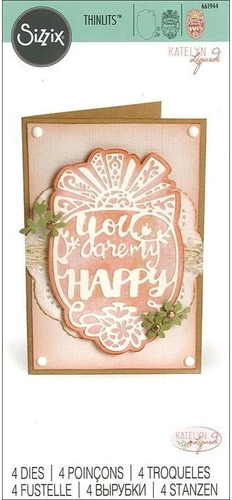 Ellison Europe Sizzix Klizardi Thinlits Die Frase Youaremyha