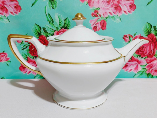 Tetera De Porcelana Alemana Rosenthal Corona