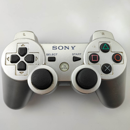 Controle Prata Sony Playstation 3 Ps3 