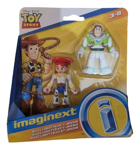 Figuras Toy Story Buzz Lightyear Y Jessie Imaginext 