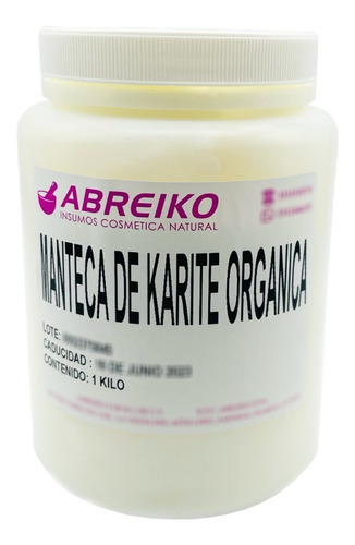 Manteca De Karite Organica Pura Extra Hidratante 1 Kilo