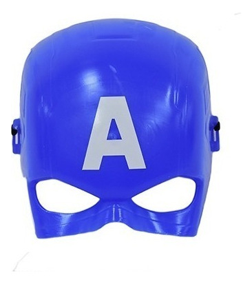 Mascara Capitão America,avengers,vingadores, Ultimato Cor Azul Capitão América