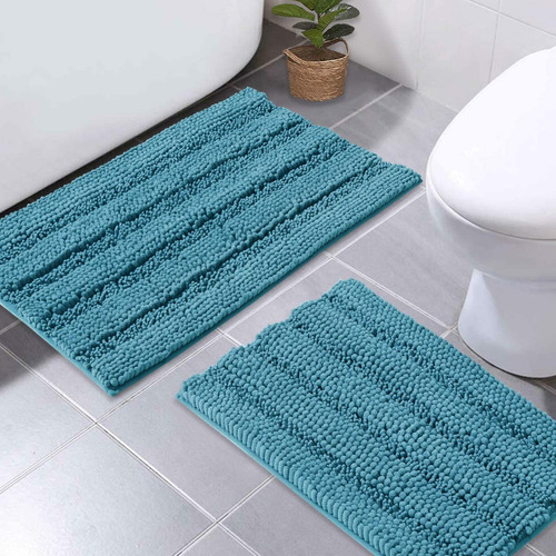 Alfombra De Baño Para Ducha 2 Unidades, 20''x32'' / 17''x24