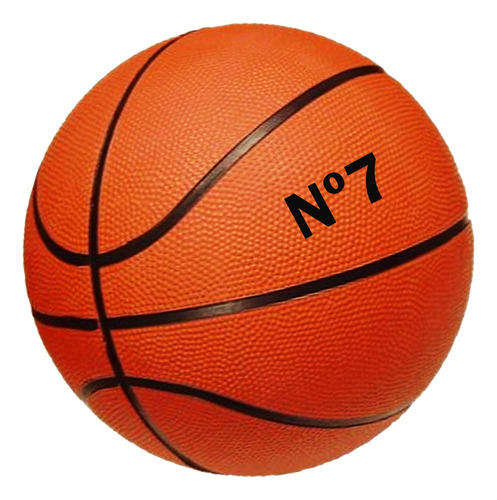 Pelota Basketball N 7 Goma Oficial Santana Juegos