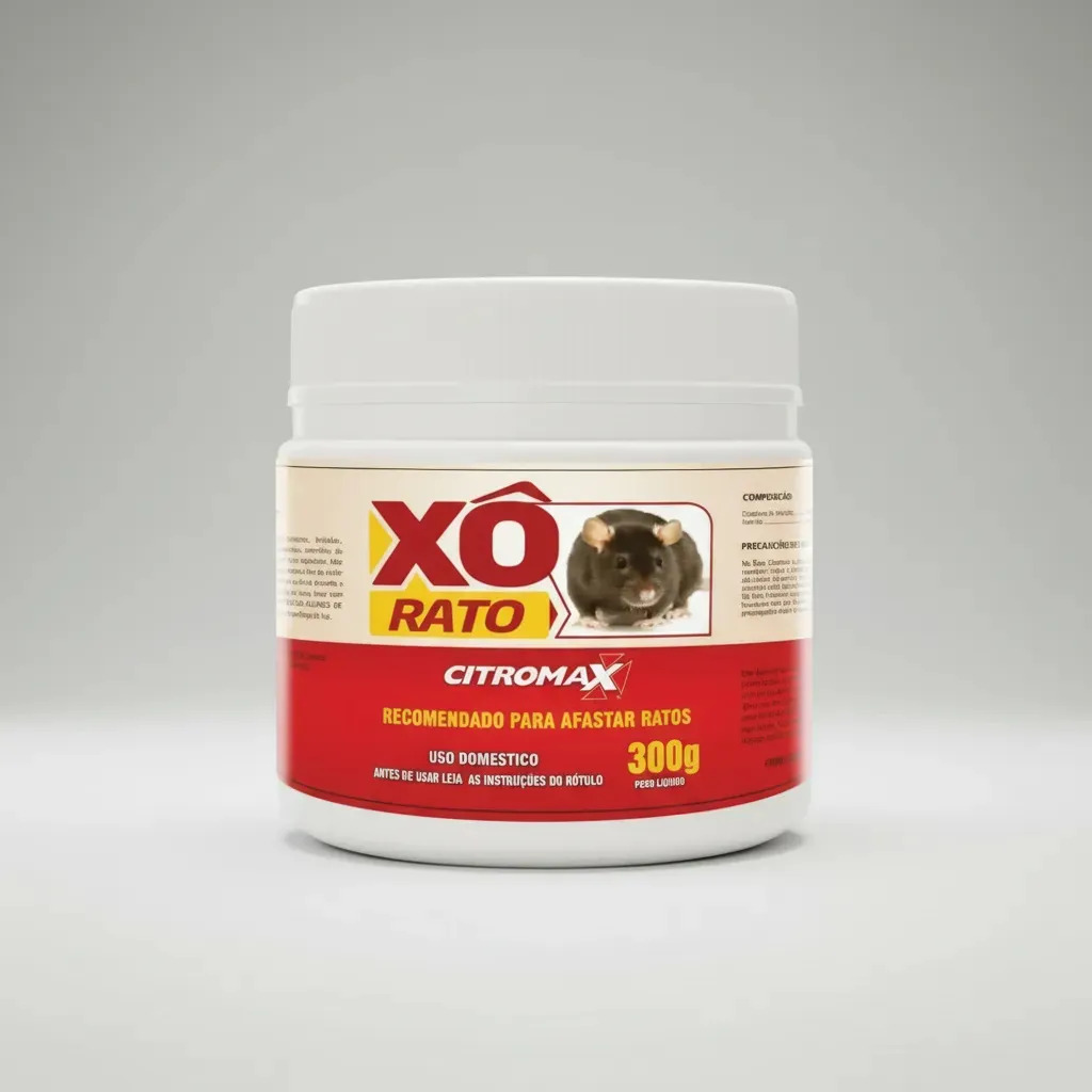 Repelente Xô Rato Pastilhas Essência Hortelã Citromax 300g