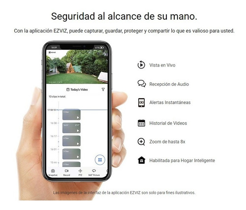 Imagen 8 de 10 de Camara Seguridad Ip Wifi 3k 5mp Ezviz H3 Full Color Exterior