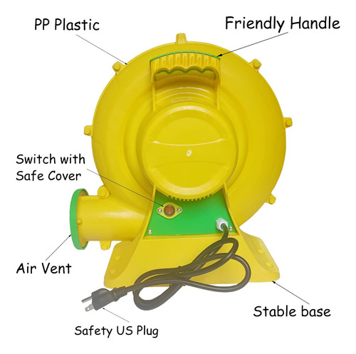 Soplador Inflable De Casa De Rebote, Soplador De Aire Para C