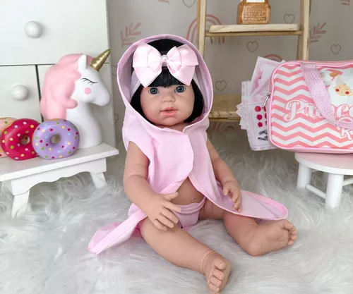 KEIUMI Bebê Reborn Realista Dormindo Barato Menina de Verdade Real