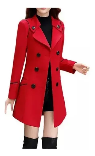 Abrigos para top dama rojos