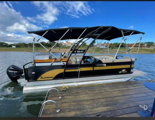 Lancha Pontoon Fboat 7500 Mercury 200hp Carreta - 2024 Mg