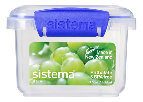 Pack 12 Tapers Rectangulares Sistema Azul 400 Ml Color Multicolor