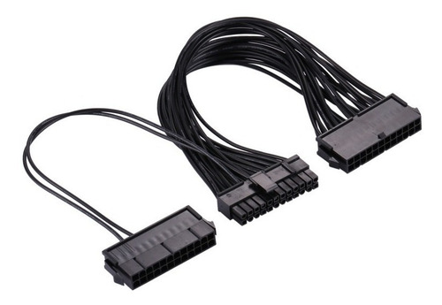 Imagen 1 de 2 de Cable Adaptador Para 2 Fuentes De Poder Atx 24 Pin Dual Psu