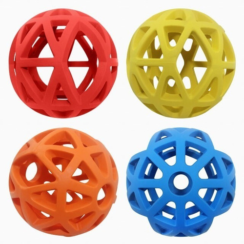 Juguete Perros Pelota Calada Para Snacks 9 Cm Bestia Peluda