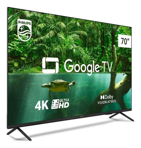Smart Tv Philips 70 Polegadas 4k Uhd, Led, Pug7408/78