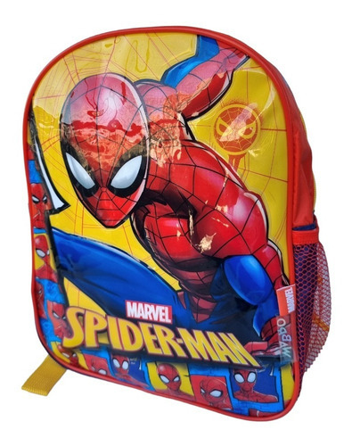 Mochila Spiderman/ Hombre Araña 11 PuLG Jardin Orig Wabro 