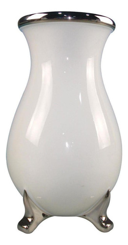Floreiro / Vaso De Cerâmica 22cm - Branco