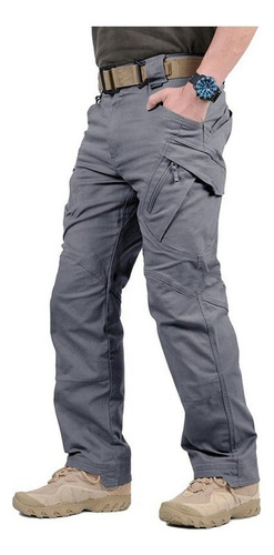 Pantalones Tácticos Multibolsillos Transpirables Para Hombre