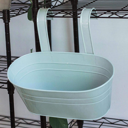 Macetas Colgantes De Metal De 2 Piezas Para Jardineras De