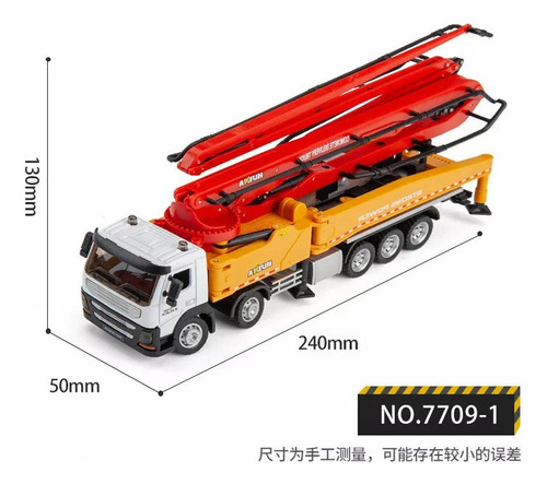 Camión Bomba De Cemento De Hormigón De Simulación D