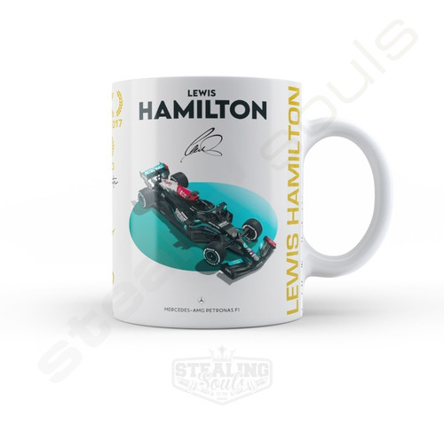 Taza | Lewis Hamilton #17 | World Formula 1 Champion Edition