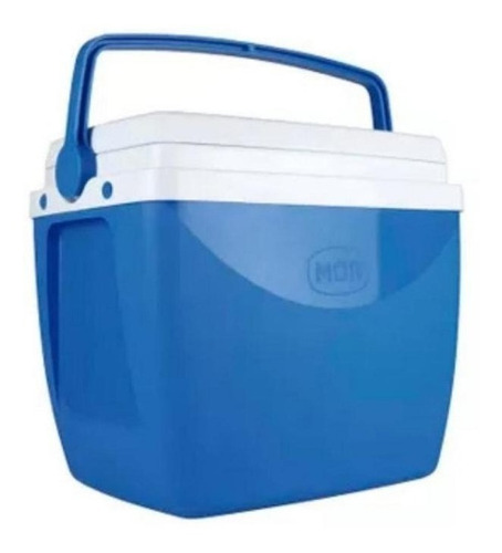 Caixa Térmica 18 Litros Azul Para Até 24 Latinhas 350ml Mor