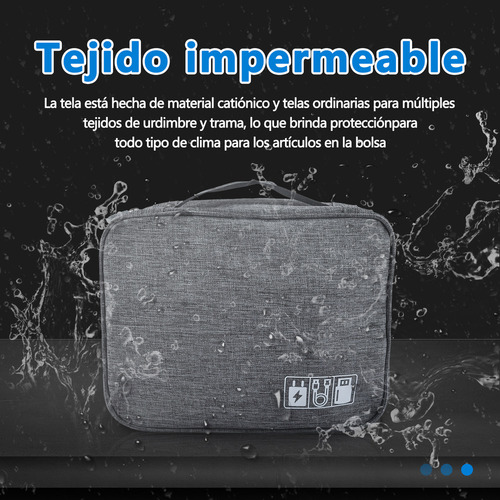 Baidai Organizador Cables Usb Cel Viajes Funda Maleta