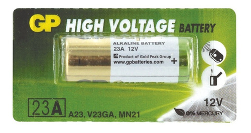 Bateria Alcalina Gp Gold Peak 12 V A23 23a V23ga Mn21