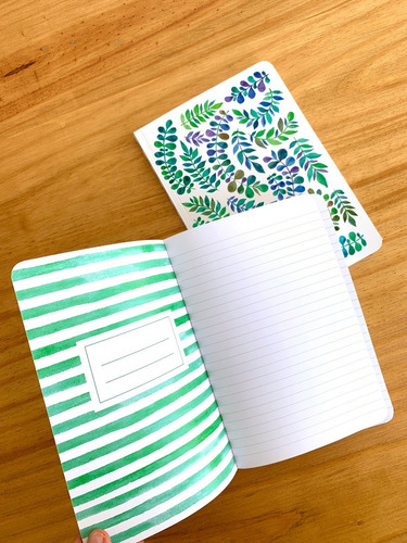 Cuaderno Rayado Ramitas A5 - Mil Letterpress