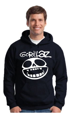 Buzo Hoddie Modelos Varios - Musica - Gorillaz - Cara Mub25p