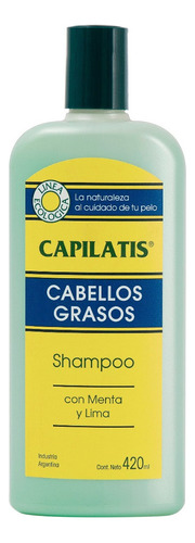 Capilatis Shampoo Cabellos Grasos X 420ml - Con Menta Y Lima