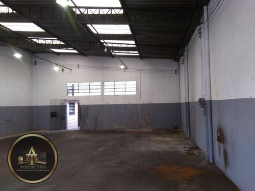 Excelente Galpão Para Locação Em Barueri - 250 M² - Confira! - Ga0038