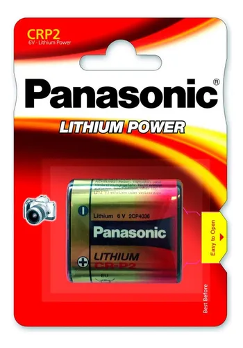 PILA PANASONIC LITIO CRP2 6V CR-P2PA/1B CRP2 - Código: CRP2 | Compra en Guadalajara