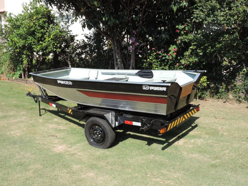 Barco Alumínio Chata 3,30 Mt Esporte E/ou Recreio
