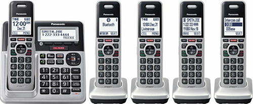 Teléfono Inalámbricos Panasonic Kx-tgf975-s Bluetooth Color Negro