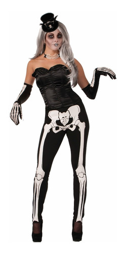 Disfraz Para Adulto Huesos De Esqueleto Talla Standard