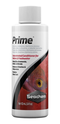 Prime Seachem 100ml Acondicionador Agua Para Acuario